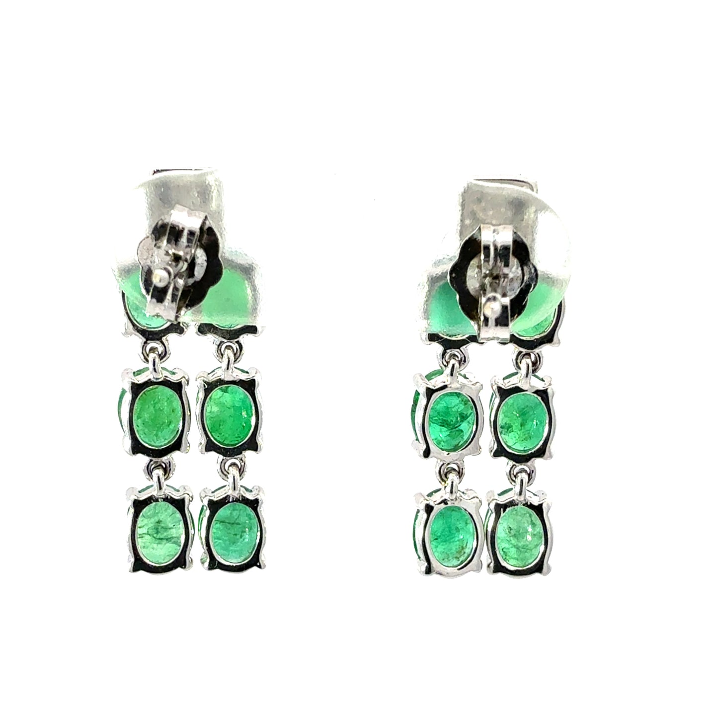 Pendientes de oro amarillo de 14k con topacio azul talla brillante