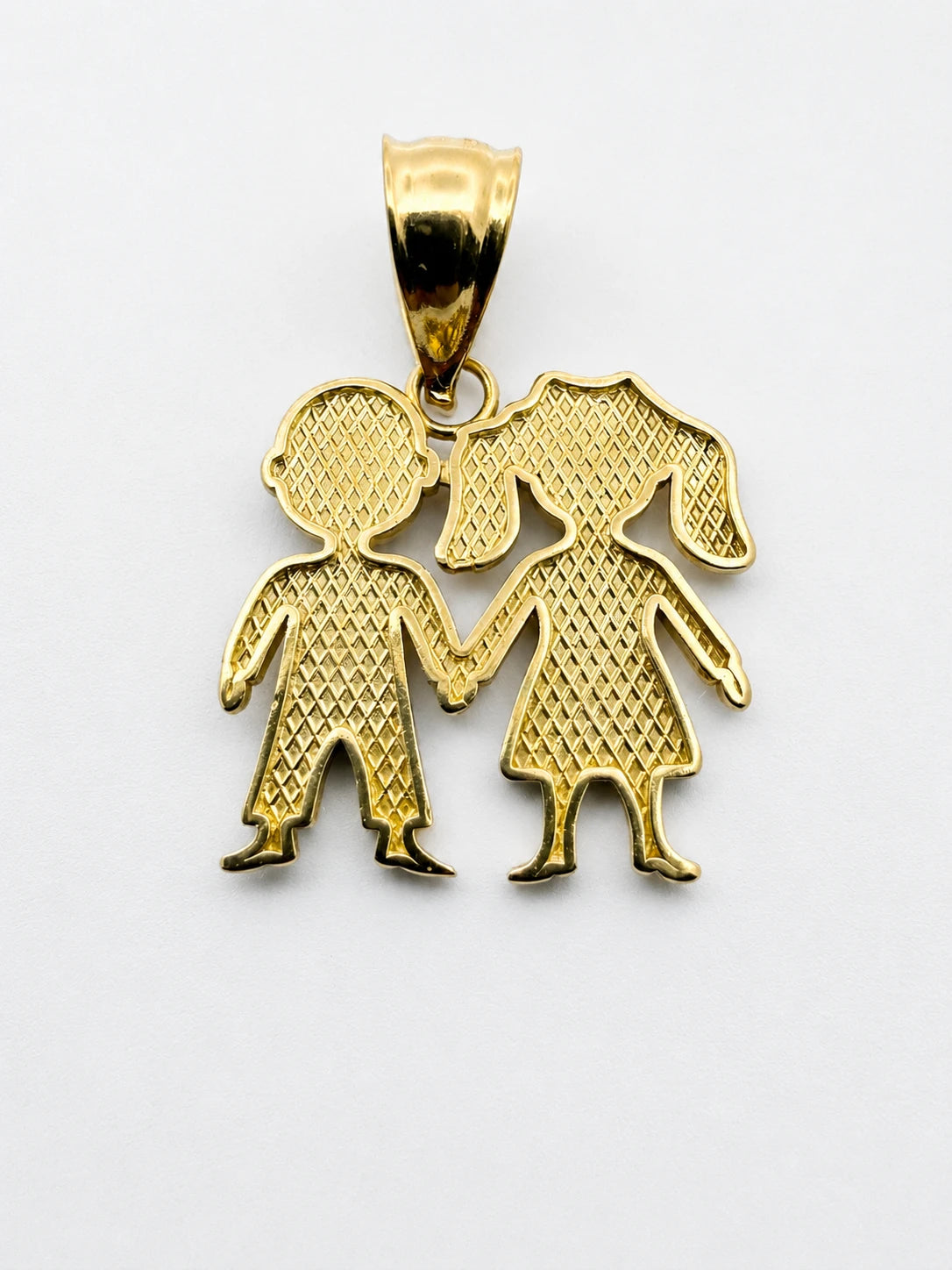 14K Gold Children Pendant