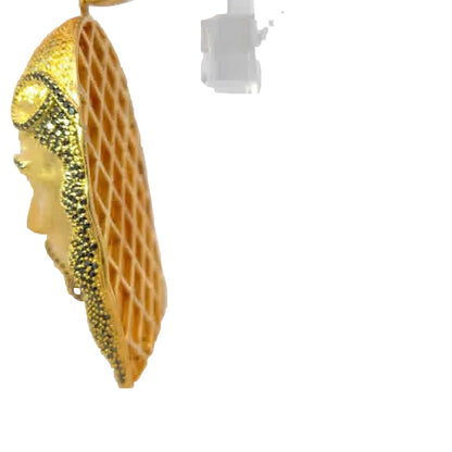 Colgante Escultórico de Oro Amarillo con Brillantes Diamantes
