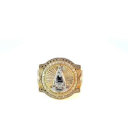 Yellow Gold Ring with Cubic Zirconia