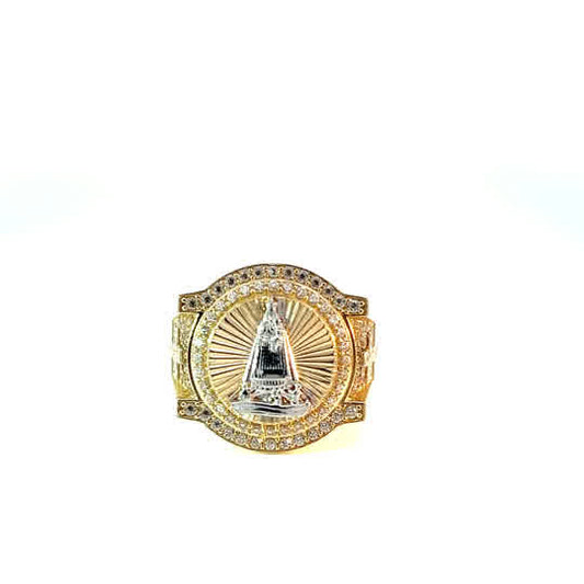 Yellow Gold Ring with Cubic Zirconia