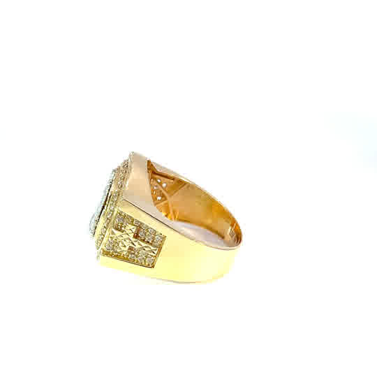 Yellow Gold Ring with Cubic Zirconia