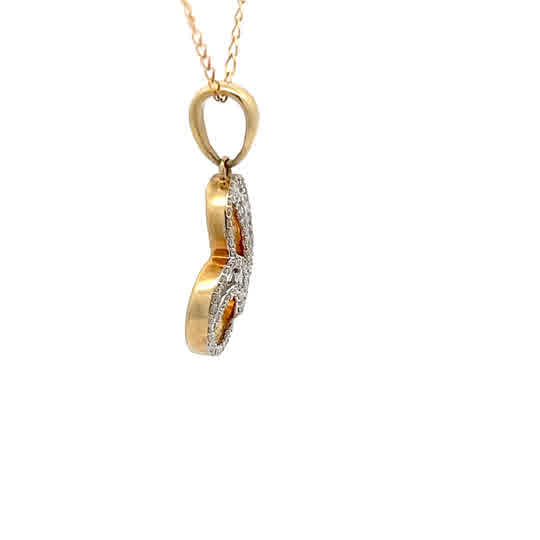 Colgante de oro amarillo de 10 quilates