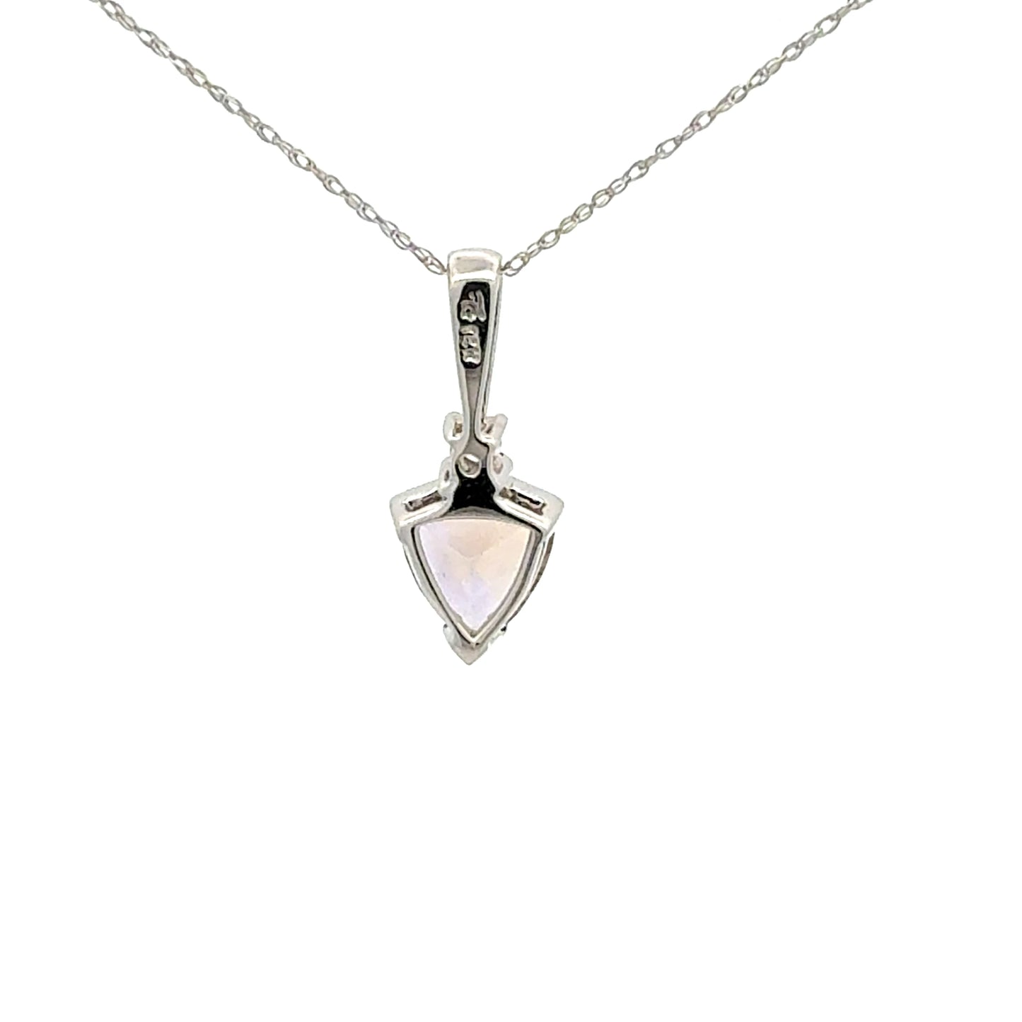 Elegante dije de plata 925 en forma de corazón con circonita cúbica
