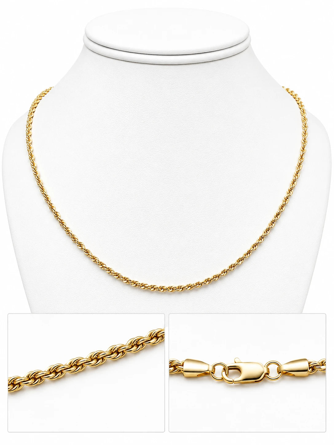 10K Gold Rope Chain