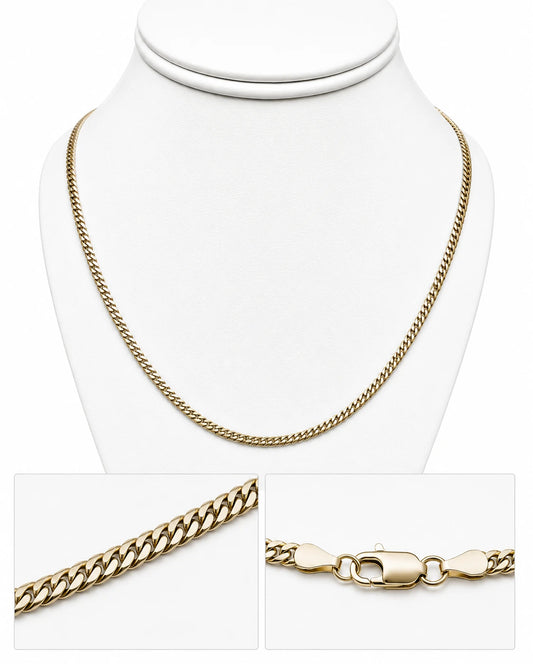 14K Gold Miami Cuban Link Chain