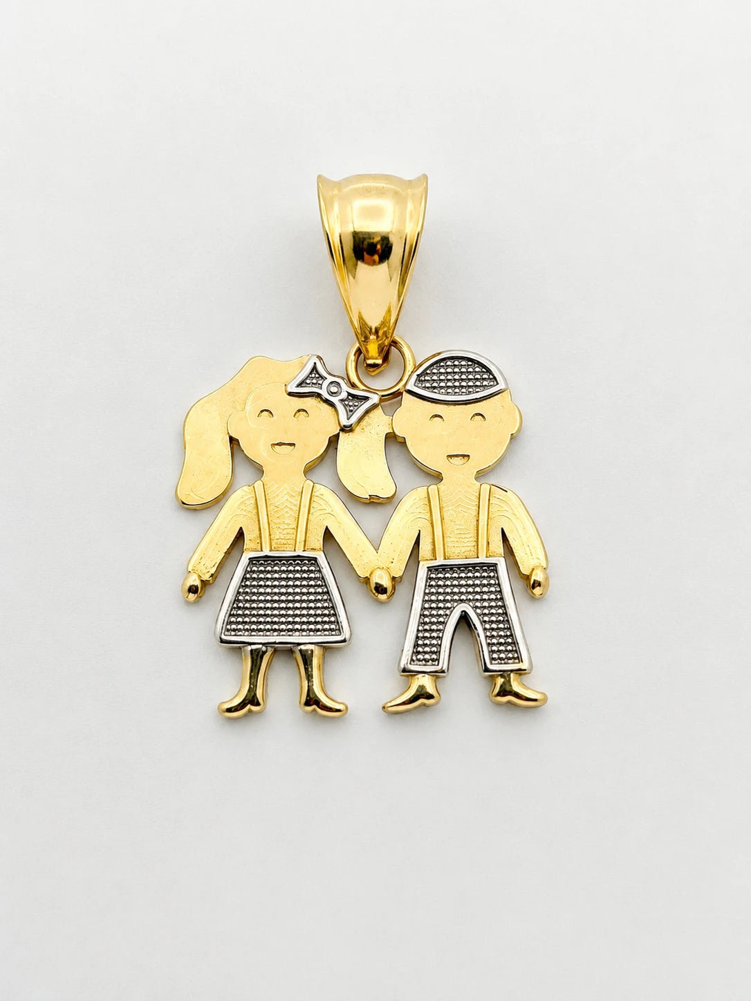 14K Gold Children Pendant