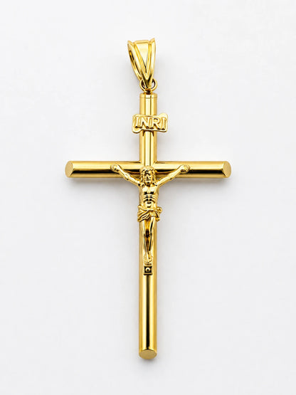 14K Gold Crucifix Pendant