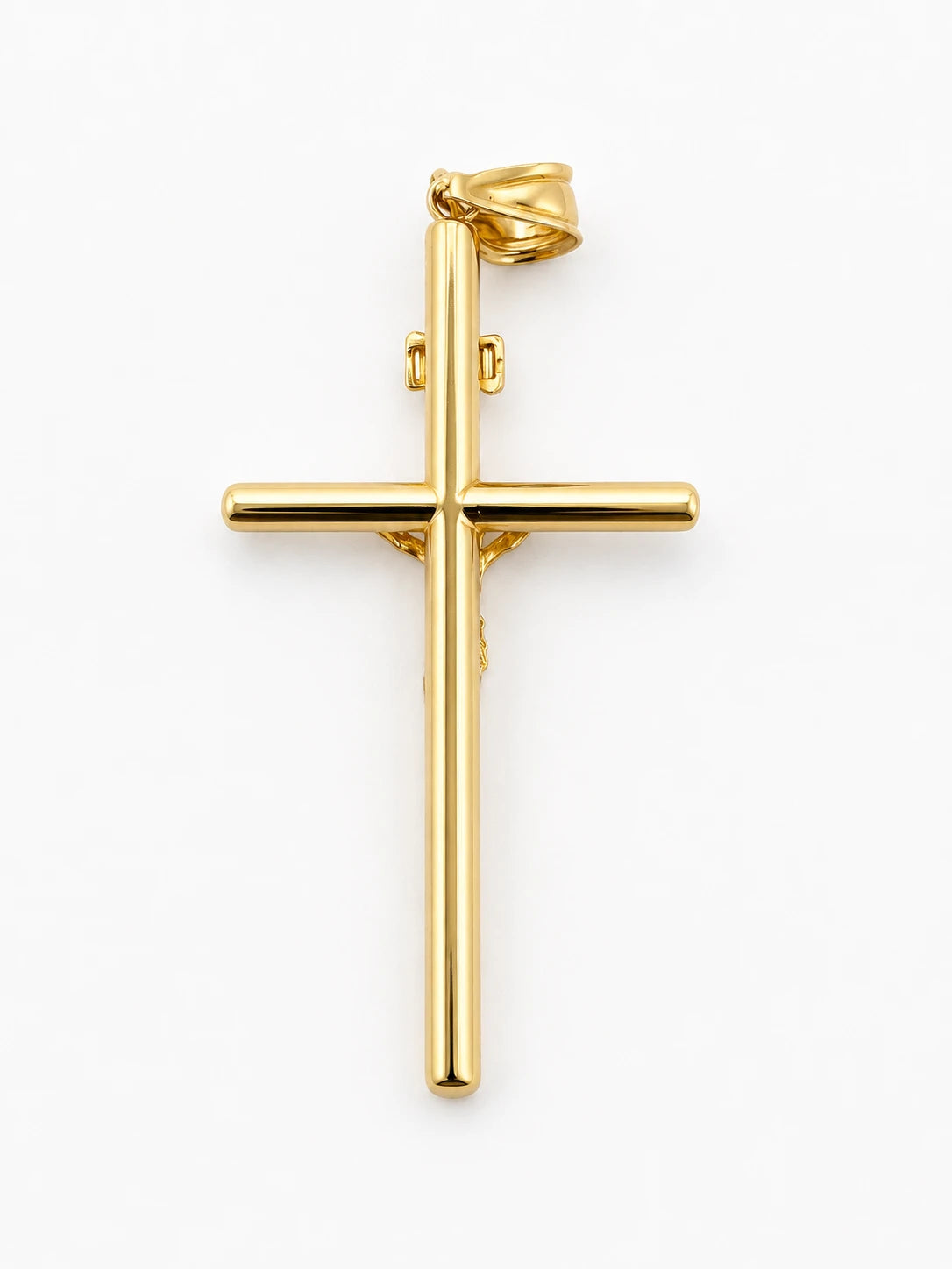 14K Gold Crucifix Pendant