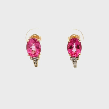 14k yellow gold earrings
